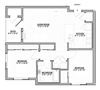 Cypress at Triple Ridge Apartments 2 Bed 1 Bath A Floor Plan